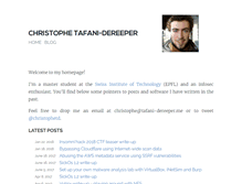 Tablet Screenshot of christophetd.fr